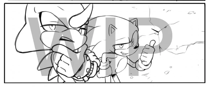Just a peak at a little side project I'm working on~ #SonicTheHedgehog #Espio #EspiotheChameleon 