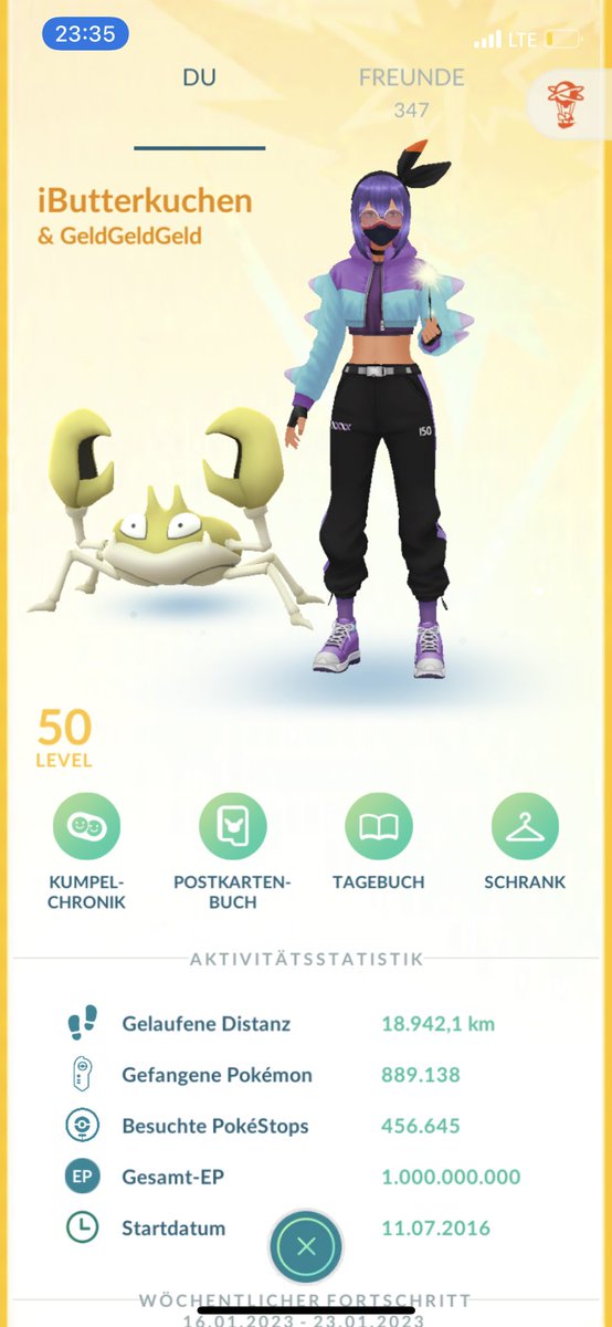 Butterkuchen_x3's tweet photo. Ohaaaaa 🫡
Thanks to everyone who’s been supporting me along the way 🔥
#PokemonGo #1BXP https://t.co/p1ylneWlJz