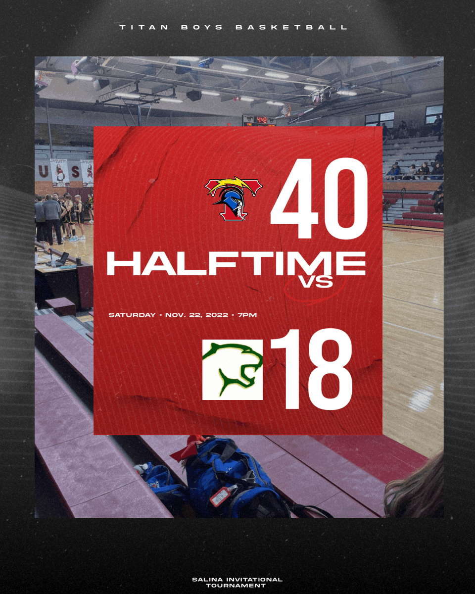 southtitans's tweet photo. Titans lead the cougars at halftime 40 to 18. https://t.co/yr9uuOe3mr