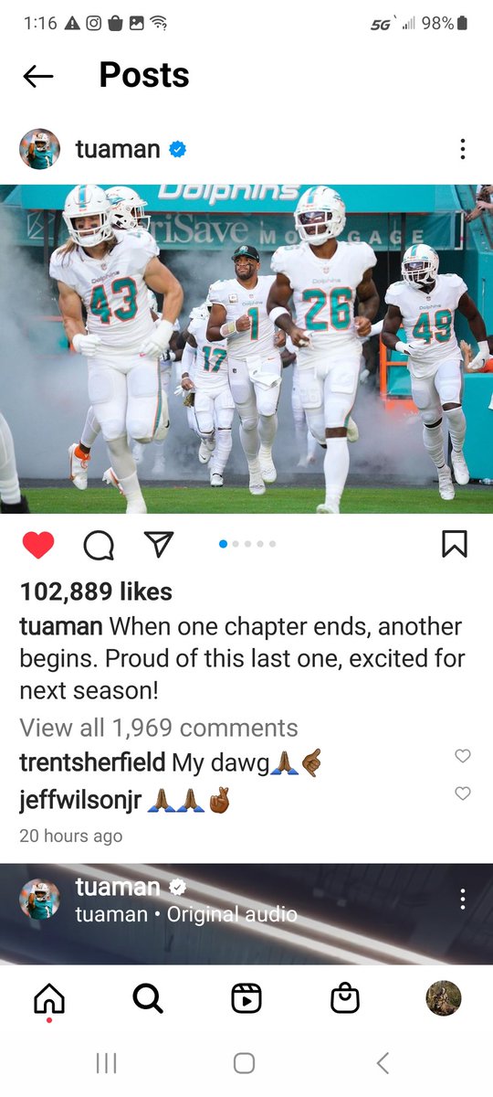 DolphinMike (@huntermikep) on Twitter photo <a href="/FinsPhanatics/">𝐅𝐢𝐧𝐬 𝐏𝐡𝐚𝐧𝐚𝐭𝐢𝐜𝐬 🐬</a> Everyone speculating about Tua's tweet, here is what he said on his Instagram account yesterday. Sorry haters he's not retiring! #FinsUp <a href="/FinsPhanatics/">𝐅𝐢𝐧𝐬 𝐏𝐡𝐚𝐧𝐚𝐭𝐢𝐜𝐬 🐬</a> Everyone speculating about Tua's tweet, here is what he said on his Instagram account yesterday. Sorry haters he's not retiring! #FinsUp