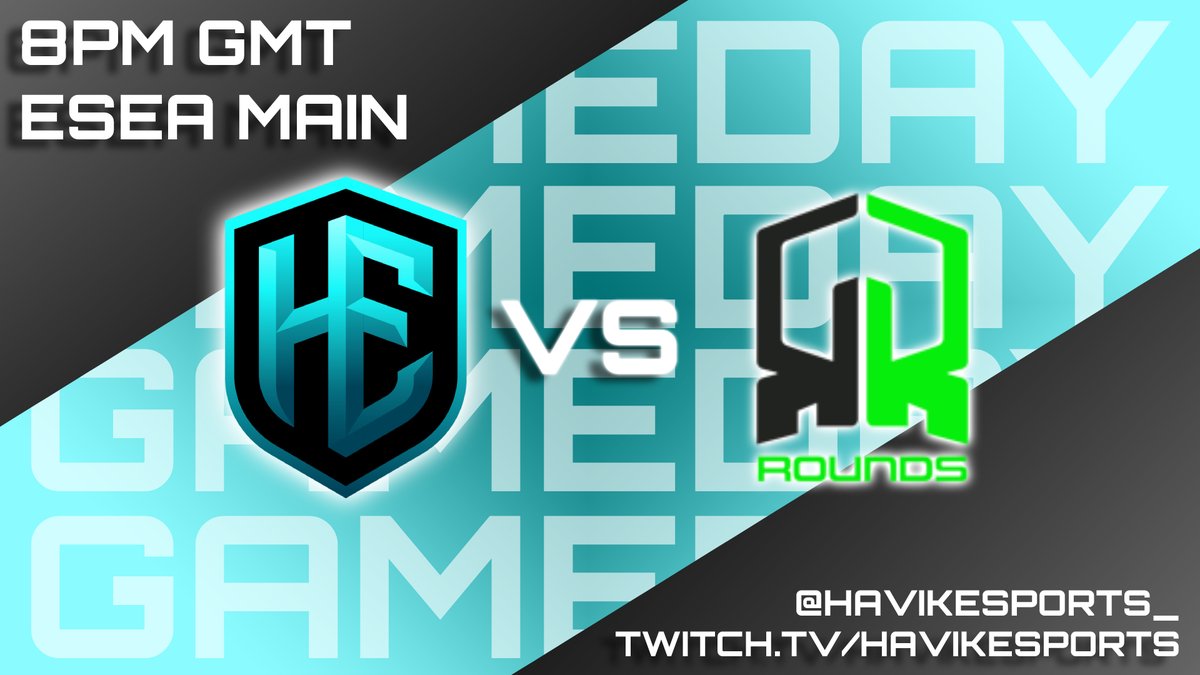 Lets see if we can step off on the right foot with our first game of season 44 in ESEA Main!
🆚<a href="/RoundsGG/">ROUNDS</a>
⏲️8pm UK
🎙️ TBC

#CauseHavik #HavikCSGO