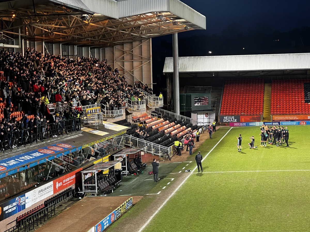 days_scottish's tweet image. Stirling University fans at Dundee United today 

@StirlingUniFC