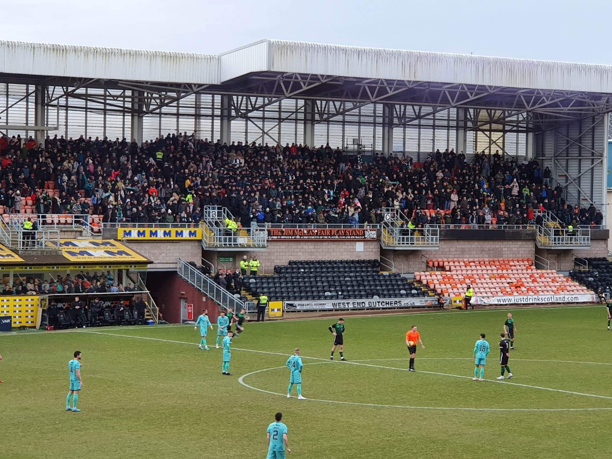 days_scottish's tweet image. Stirling University fans at Dundee United today 

@StirlingUniFC