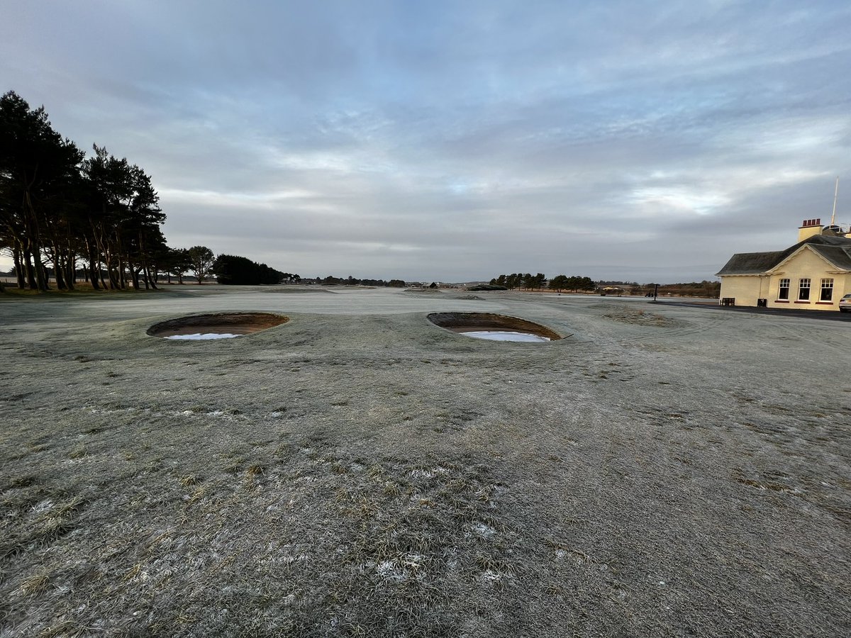 Frosty day <a href="/panmuregolf/">Panmure Golf Club</a> not a breath of wind and the sun came up making it an enjoyable and laughable round with the ball bouncing all over the place
