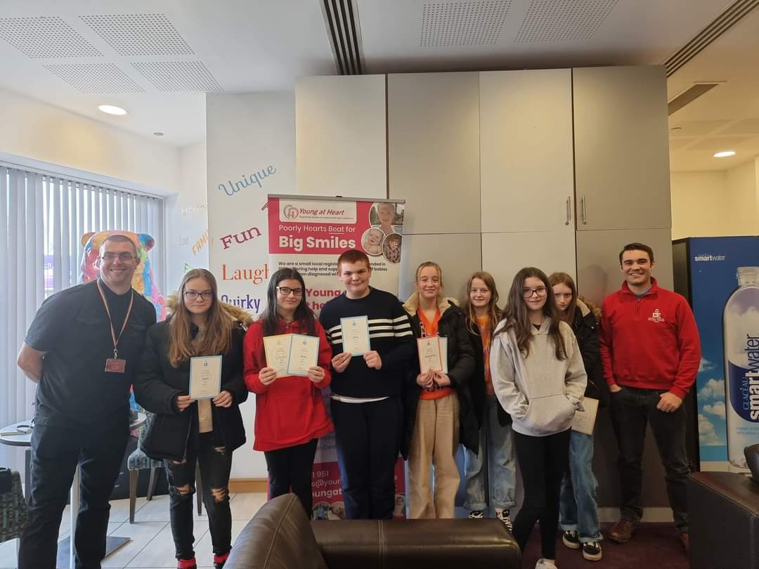 YAHBCH's tweet photo. A very proud morning for our @DofECentral Participants.
Today saw the Bronze and Silver Participants receive some certificates for either their skill, volunteering or physical sections.

Supporting families under the care of Birmingham Children's Hospital Cardiac Unit. https://t.co/CrV7uxvEz0