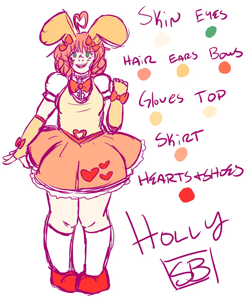 BlueberriBunny's tweet photo. (OC) Still on that redesigning train! Changed Holly the most so far... https://t.co/qdrvJyj7bd