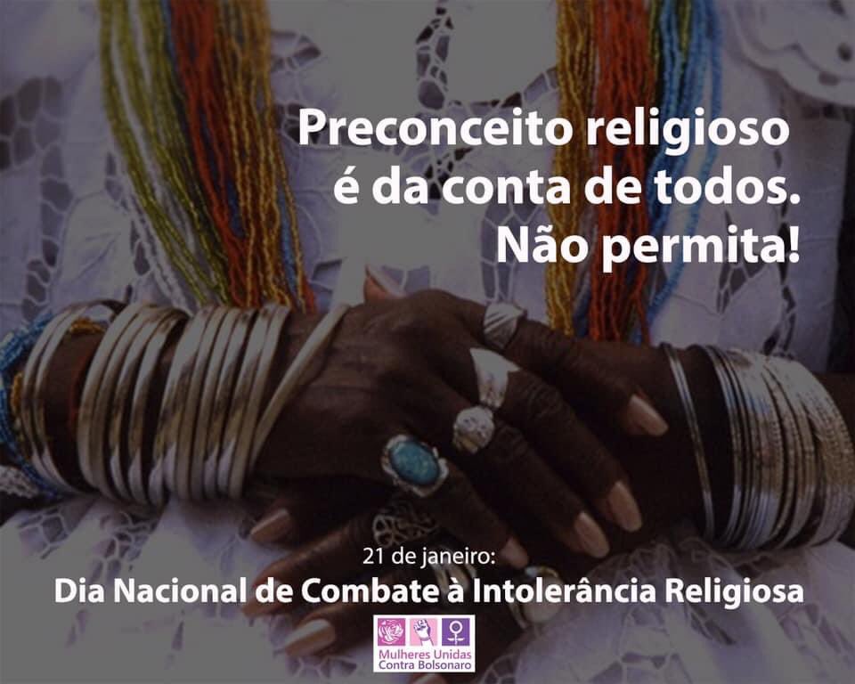 ludimillateixe's tweet photo. @mucb_oficial
A intolerância religiosa é mais uma faceta do racismo, justamente por ser mais uma de suas muitas consequências, pois a demonização e inferiorização da cultura afro-brasileira também incluiu a sua religiosidade.
#21DeJaneiro #DiaDeCombateAIntoleranciaReligiosa #mucb https://t.co/v3dAistgjm