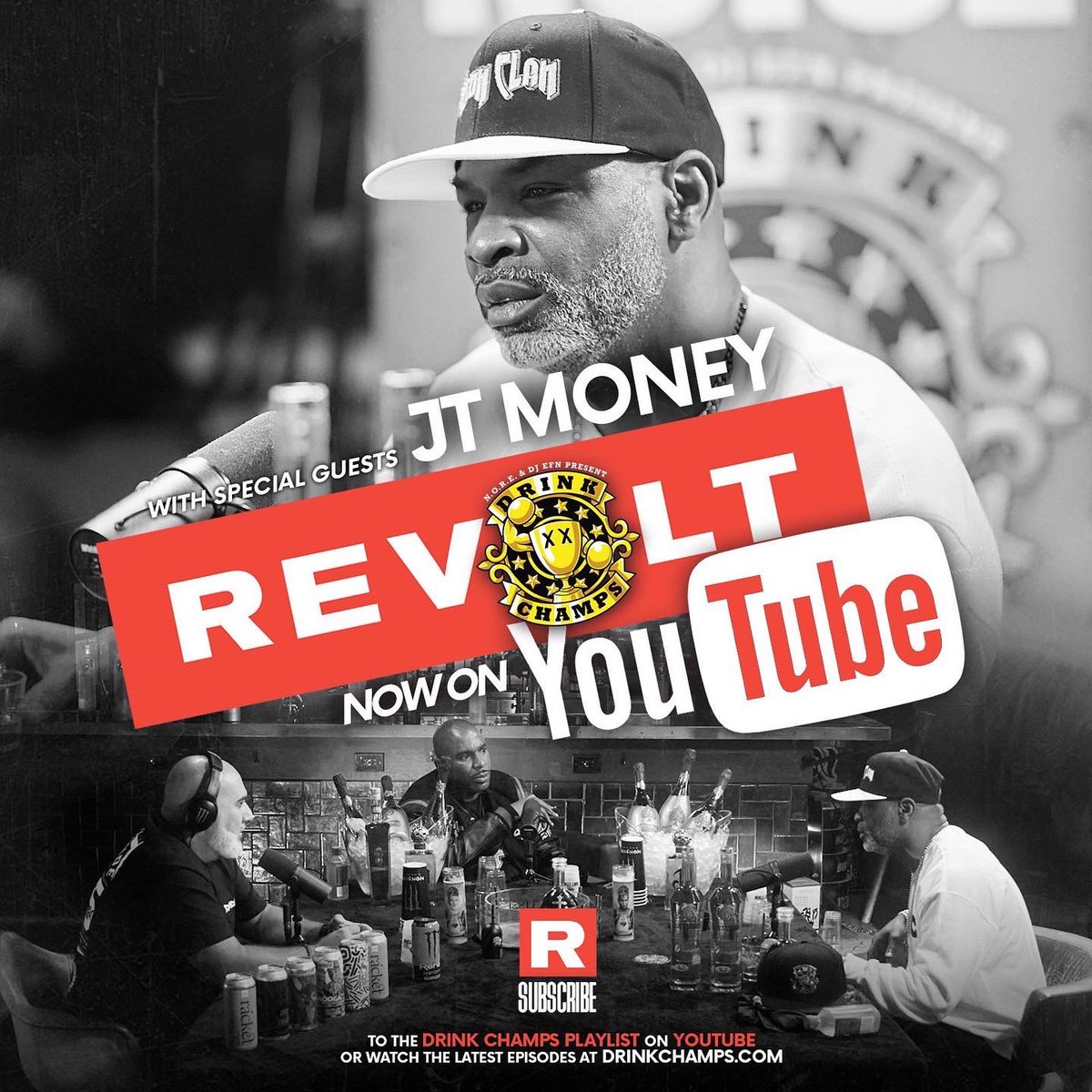 Full Video w/ <a href="/JTMoneyMIATL/">JT Money</a> interview with <a href="/Drinkchamps/">Drink Champs</a> OUT NOW on <a href="/revolttv/">REVOLT</a> #youtube 🏆🎥🎉 #drinkchamps