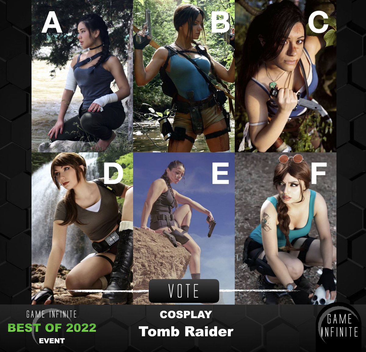 Vote for “Best Tomb Raider Cosplay 2022” in our Best of 2022 Event! Comment below! #tombraider #laracroft #tombraidercosplay #cosplay #cosplayer #laracroftcosplay #bestof2022