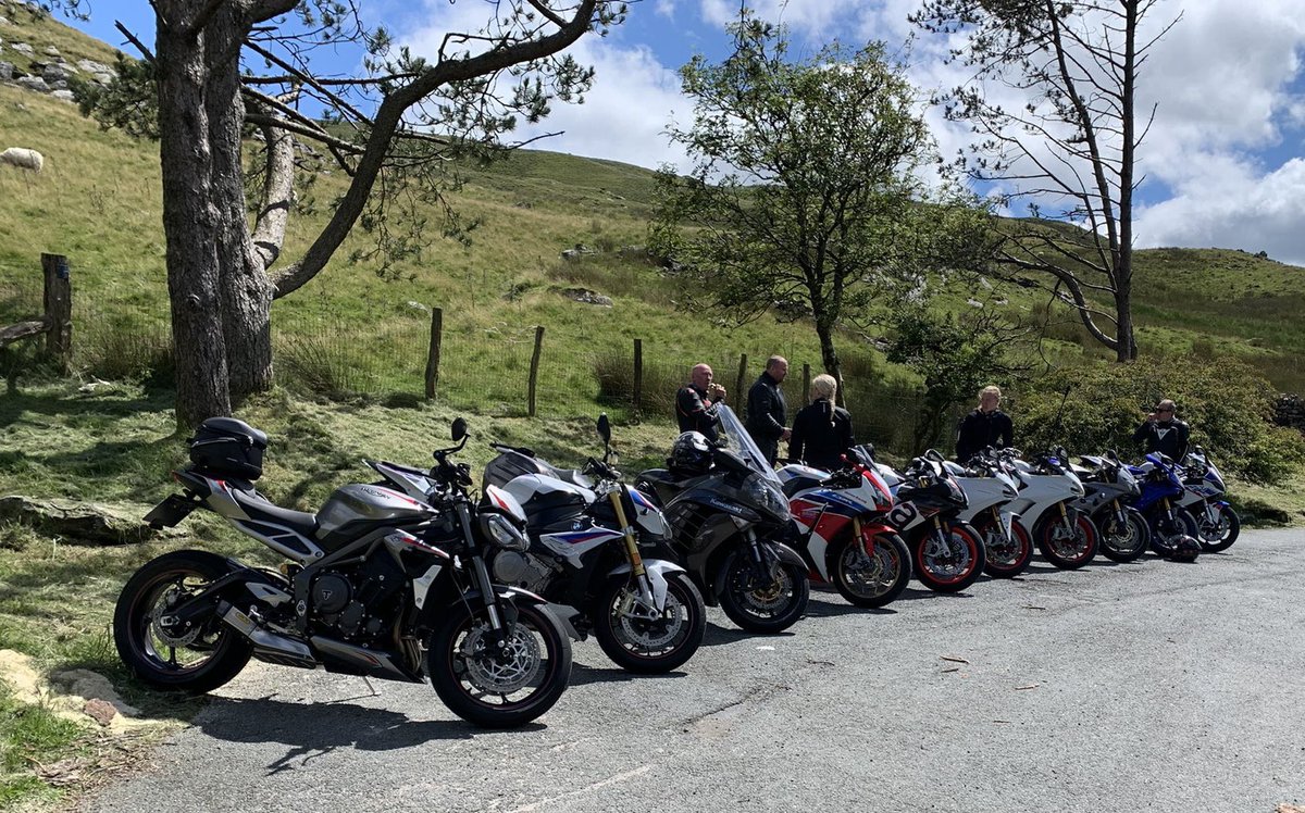 Can you match the twitter peeps to the bikes in this Welsh adventure from a few years ago? Left you a few clues in the pic (S1000R not on SM so can ignore)