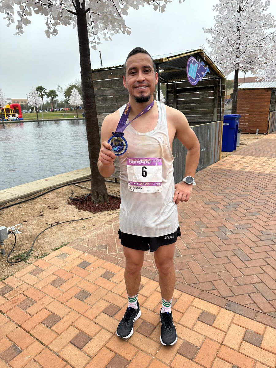 CityofMcAllen's tweet photo. Aaron Arias Navarro from Monterrey takes 1st in the Full Marathon!
Congrats Aaron!! 🥇
#RunMcAllen https://t.co/TbB6O9IxoH