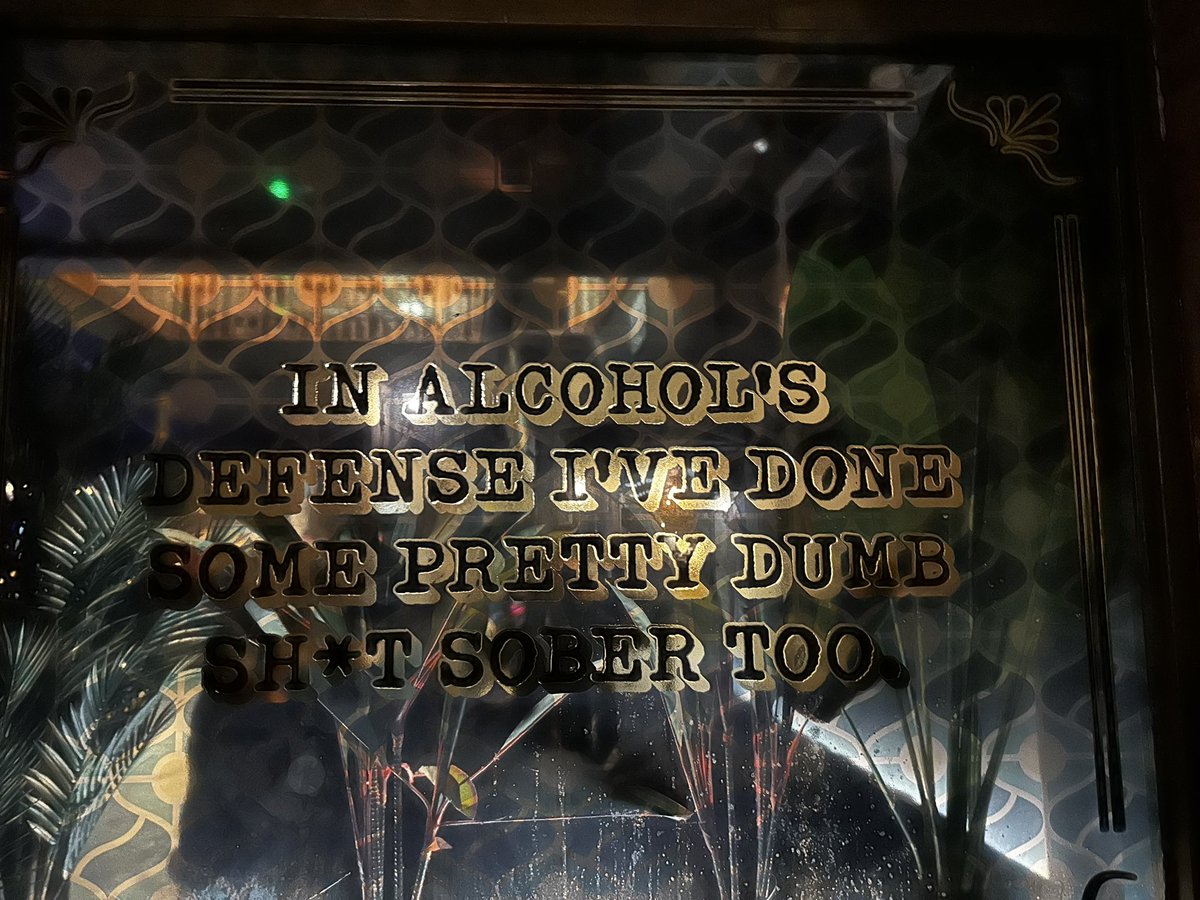 This bar understands 👀