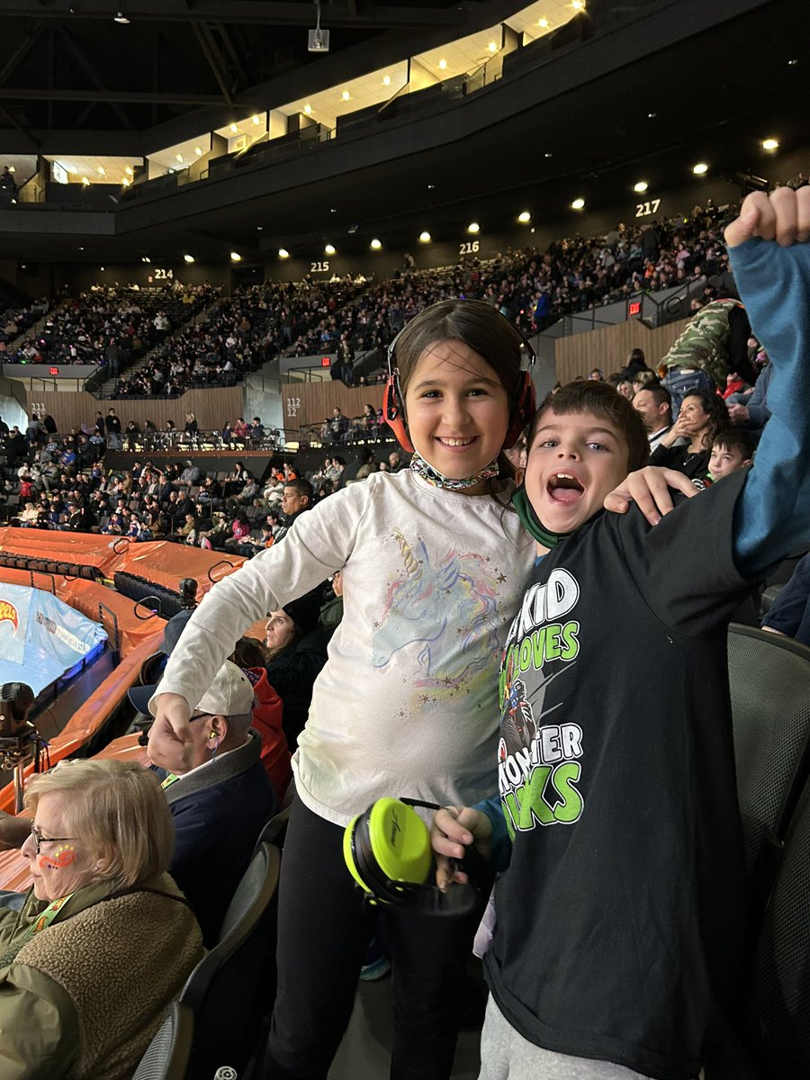 Just having an awesome time at #hotwheelsmonstertruckslive