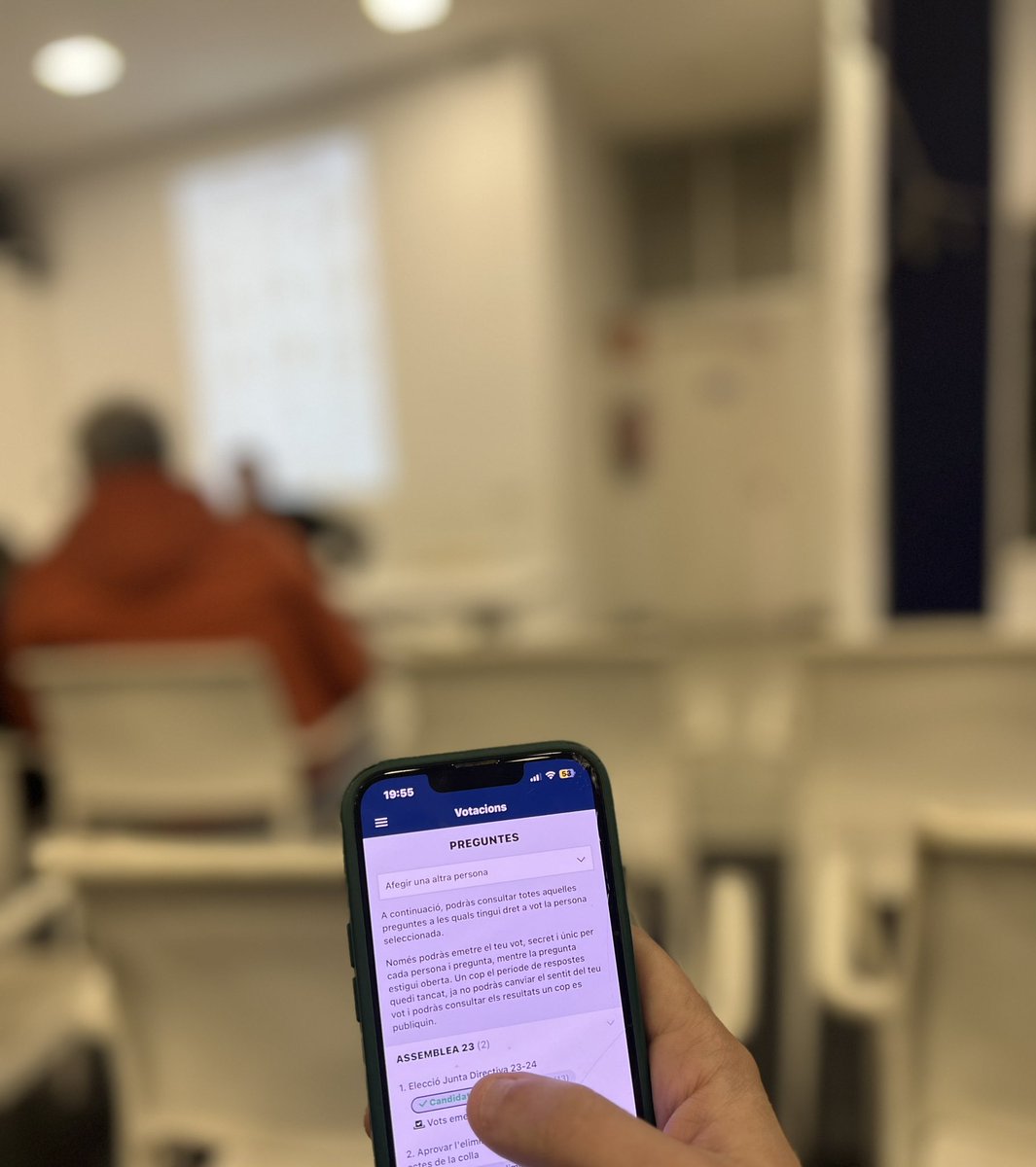 📲 Per primera vegada, l'elecció de la nova candidatura es realitza a través de l'<a href="/APPsistenciaCAT/">APPsistència</a>, agilitzant així el procés de votació.

#castellers