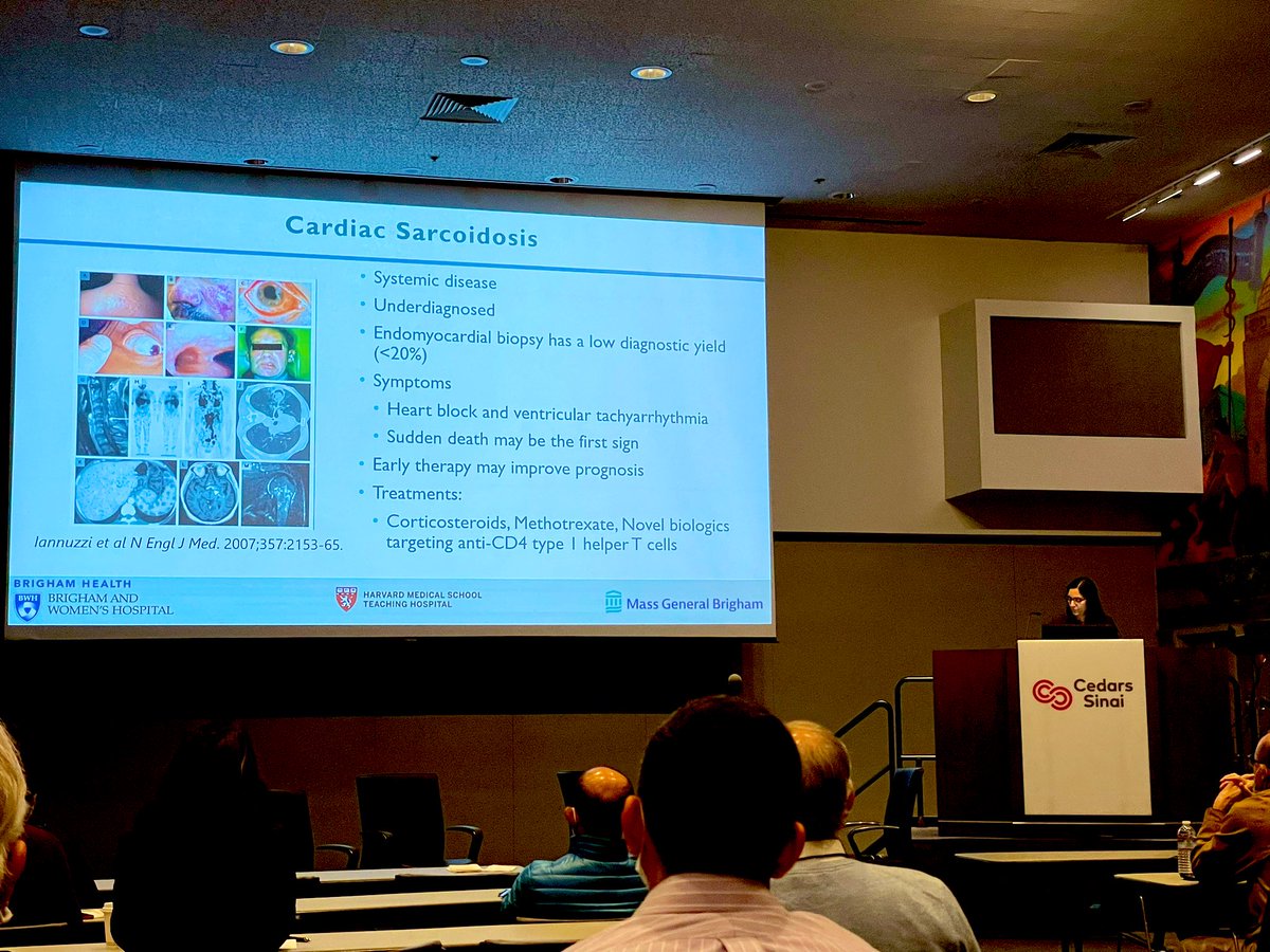 AnnaKateBarton's tweet image. #Multimodalityimaging in 🫀 Sarcoidosis
#Advances36

🔘LGE=inflammation OR scar and Rx is different for each state 
🔘 FDG PET: assess/extra cardiac inflammation BUT intense dietary prep
🔘FDG=prognostic implications
🔘Novel SPECIFIC inflammation tracers are coming (DOTATATE/FLT)
