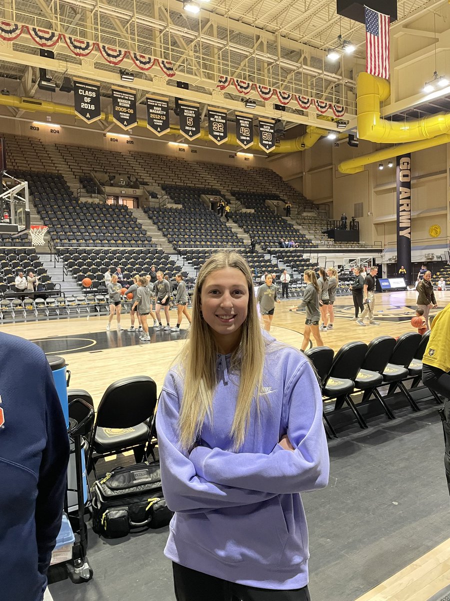 Ella Clark (@ellaclark2024) on Twitter photo Thank you <a href="/ArmyWP_WBB/">Army Women's Basketball</a> and Coach Tony for the game day visit. Go Army Beat Navy! Thank you <a href="/ArmyWP_WBB/">Army Women's Basketball</a> and Coach Tony for the game day visit. Go Army Beat Navy!