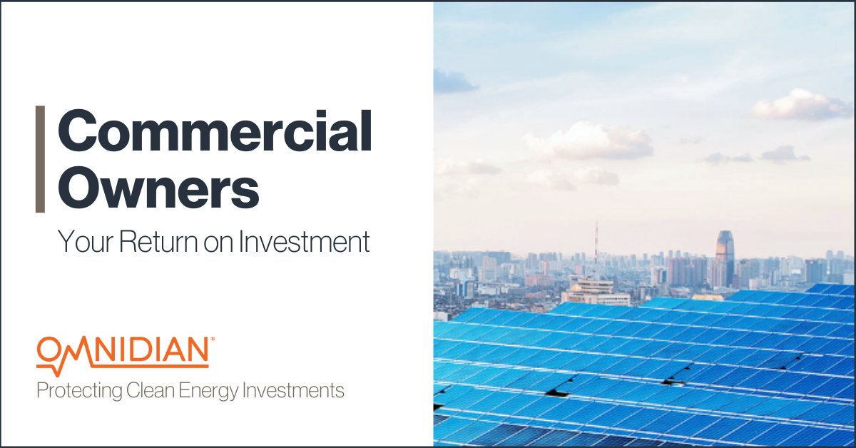 Omnidian's tweet photo. We protect your solar investment and ensure a hassle-free ownership experience. Learn more. https://t.co/IoNX2pbyqc

#CommercialSolar #SolarPerformance #SolarEnergy https://t.co/v4etQ9t3Ow
