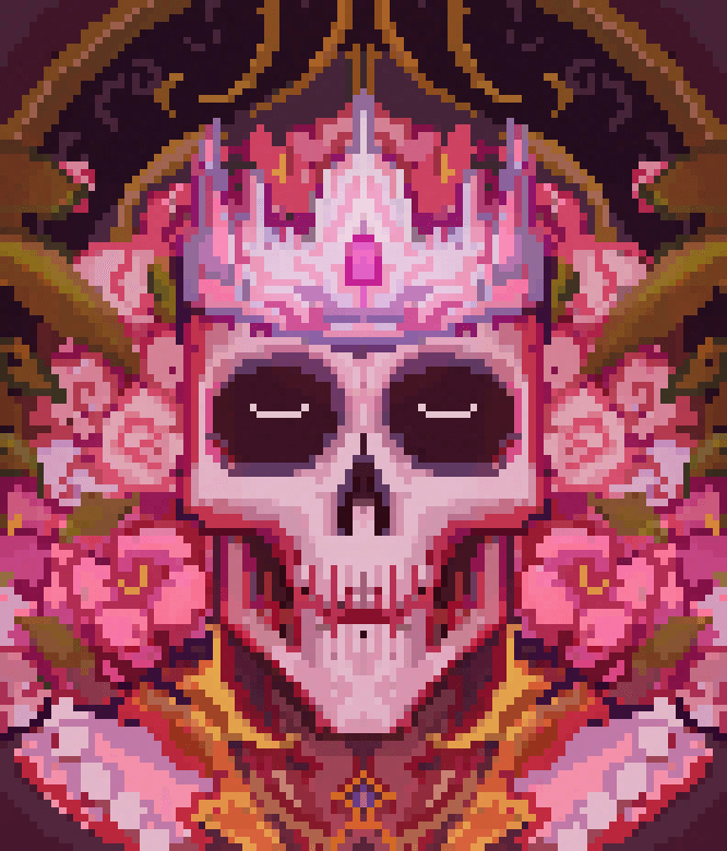wise_zeno's tweet photo. @Beldrueger @SkullxNFT @Skullx_666 My favorite of the new 4 besides mine is @vanna_chu_ : The color and detail really makes it unique. https://t.co/HwuY4uuORw