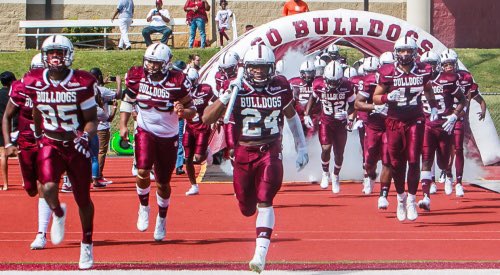 Thajack26's tweet photo. #AGTG Blessed to receive a (FULL RIDE) from Alabama A&amp;M🐶 @hcpearl @HallTechSports1 @GrindLab @BibbCoFootball @MohrRecruiting @On3Recruits @AlabamaAMTruth @AAMUBulldogs @AamufbR @AlabamaHSFB https://t.co/HuvDtww9bV