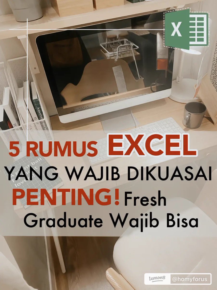 Tips &amp; Trick dasar dasar Microsoft Excel Yang Wajib Kamu Ketahui !

✨Save Dulu Aja Siapa Tau Berguna ✨

- A Thread  -