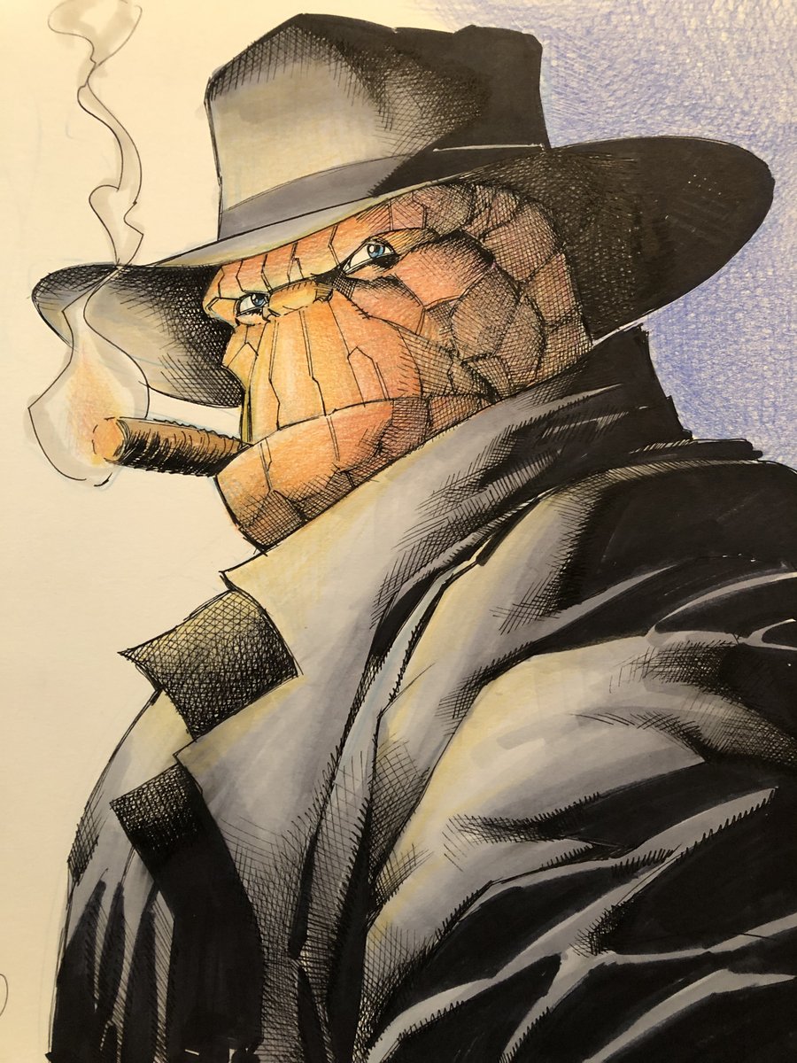 I think I finally got #Detective #BenGrimm out of my system.  For now....#TheThing #FantasticFour #MarvelComics