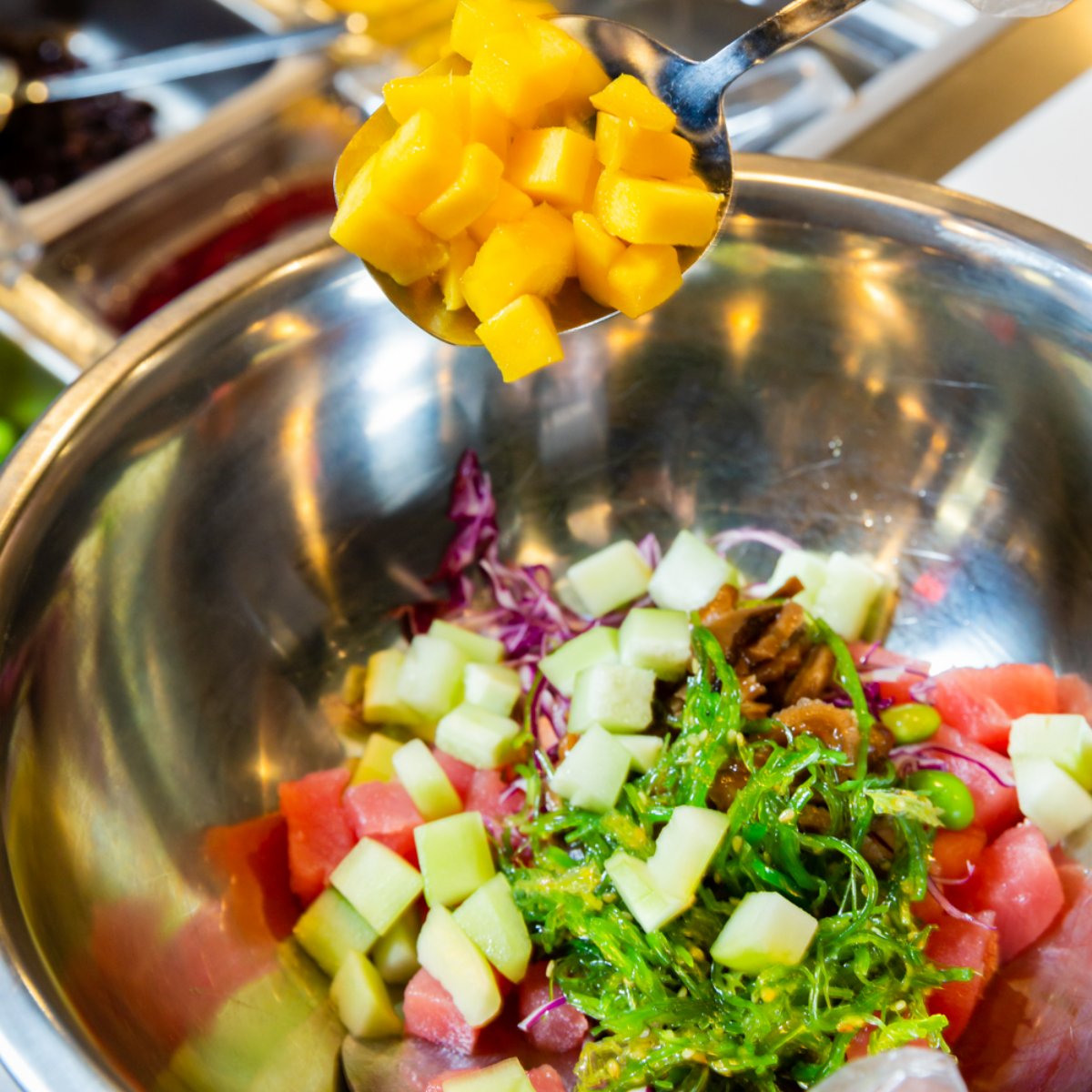 PokeTiki's tweet photo. Fresh is always best, which is why we only use the tastiest and freshest ingredients for all of our dishes here at Poke Tiki in Costa Mesa. https://t.co/kJMKR2ochF