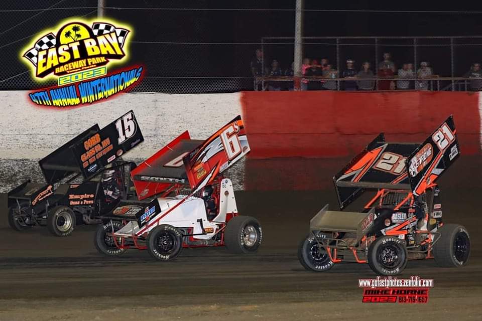 TopGunSprints's tweet photo. Tonight is night 3 of the Top Gun Sprints Winter Nationals at East Bay Raceway Park. There was no winner of the Lee &amp; Jeff Barfield Clean Sweep Award last night so it rolls to $600.00 for tonight. Harry Williams with Petron Plus will be back for heat race winners https://t.co/lLvu4J3NUf