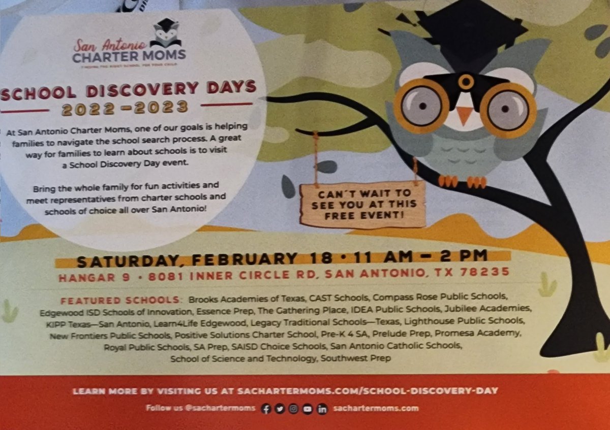 philrchavez's tweet photo. @SACharterMoms School Discovery Days 2022-2023 at The @DoSeum with. @ROYCISNEROSES & @GardendaleELP. Several interested parents drop by and inquire into EISDs Choie Schools.
#comedreamwithus
@EISDofSA
@DrH_OnTheEdge https://t.co/cm1ynjN7dZ