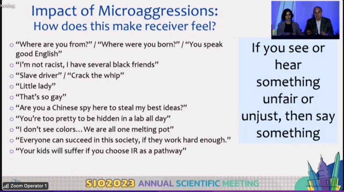 angiowoman's tweet photo. Happening Now @SIO_Central @theIIMD & #DrBradWood discuss bias in IO #SIR2023 “Get ready to be uncomfortable, that’s not a bad thing” “Don’t Accept Status Quo”#He4She #She4She #PictureAScientist @thefibroidlady @MaureenKohi @GSalazar_MD @judywawira @womenirads #WeAreIO #IamIR https://t.co/QgzF8LReKq