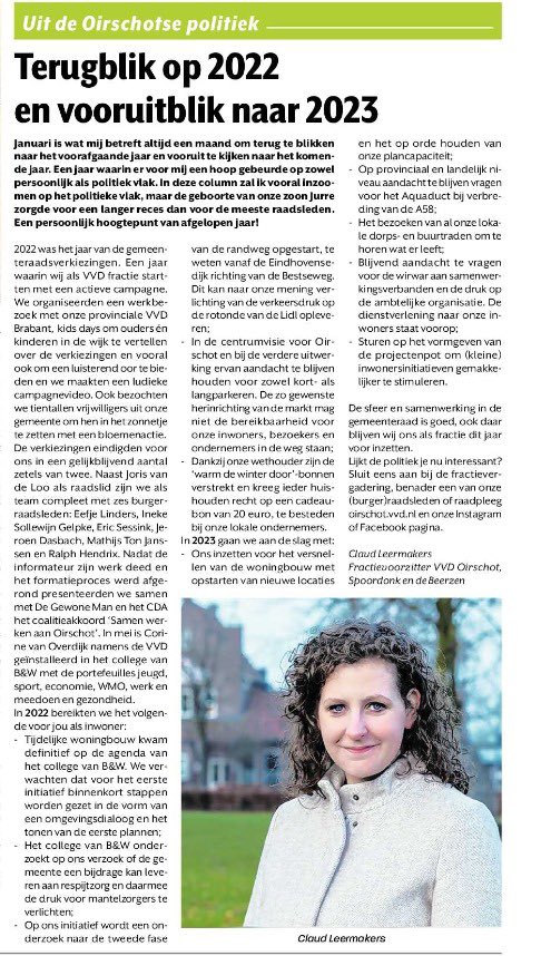 VVD Oirschot tweet media