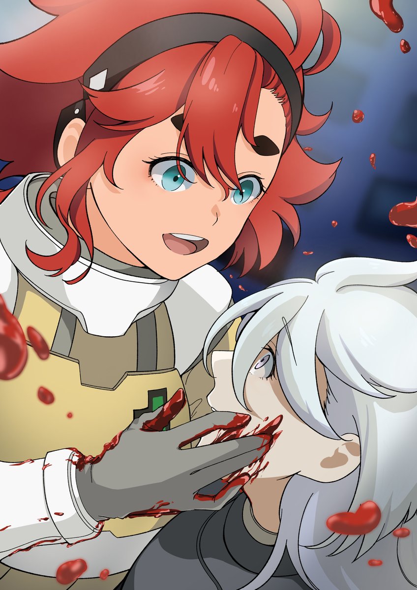 助けに来たよ、ミオリネさん！

#水星の魔女　#G_Witch https://t.co/If1NQ47qsy