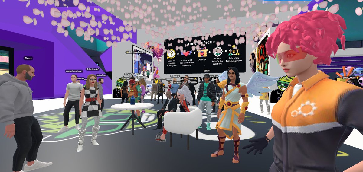 MyCreativeOwls's tweet photo. #PolygonShowcase vibes on @Spatial_io 

Join us https://t.co/vJ43BkcT3v https://t.co/jSuS3penqF