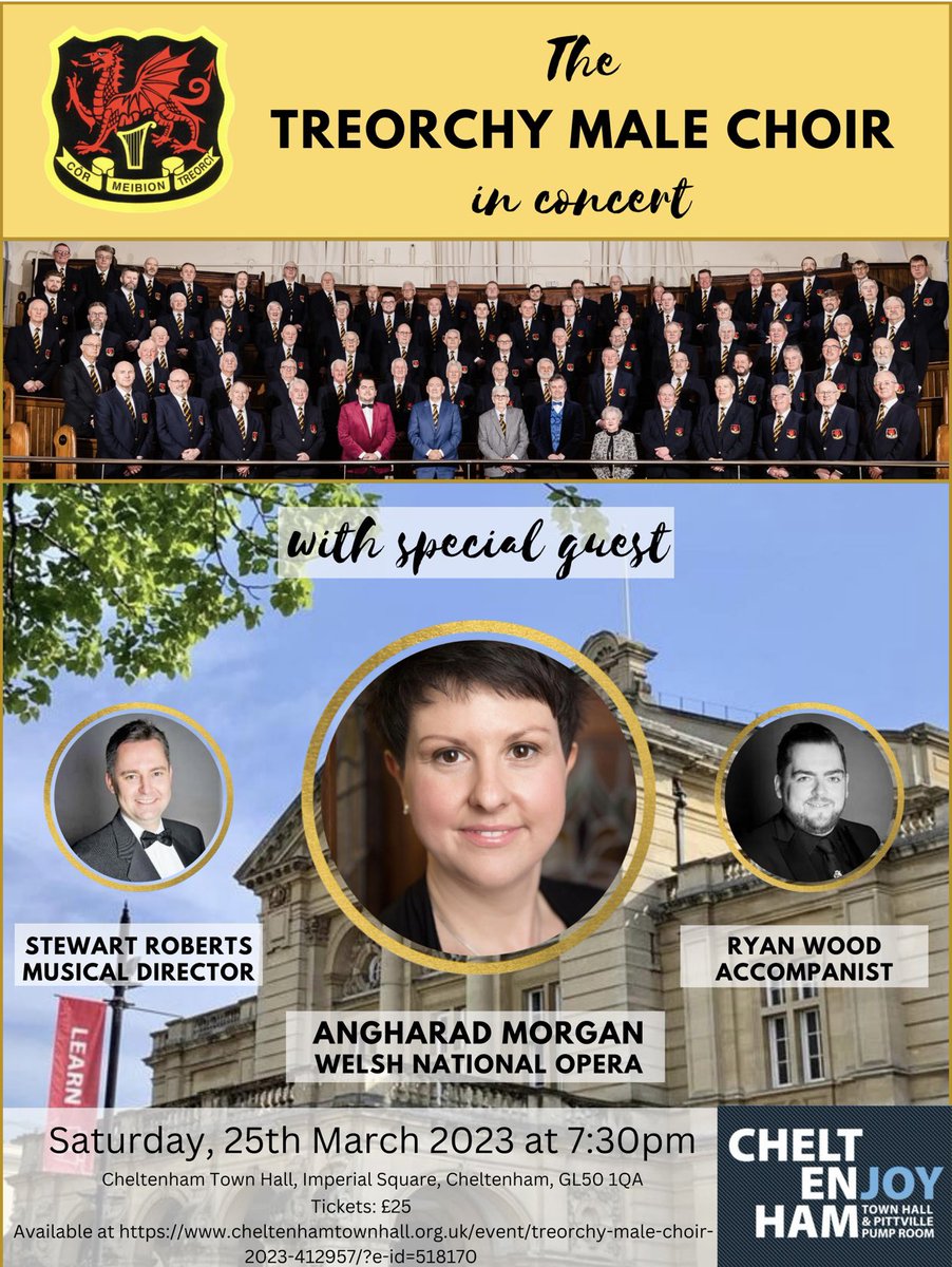 We are looking forward to returning to <a href="/CheltenhamTH/">Cheltenham Town Hall</a> on March 25th. We will be joined by @WNOtweet soprano Angharad Morgan! Accompanied by <a href="/ryanwoodmusic/">Ryan Wood 🇺🇦</a> and conducted by <a href="/StewartRoberts4/">Stewart Roberts</a>