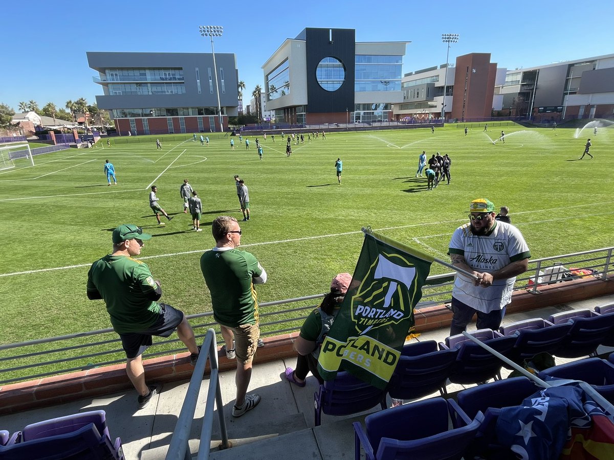 The North End has arrived!! @TimbersFC @DesertCorps @timbersarmy #RCTID