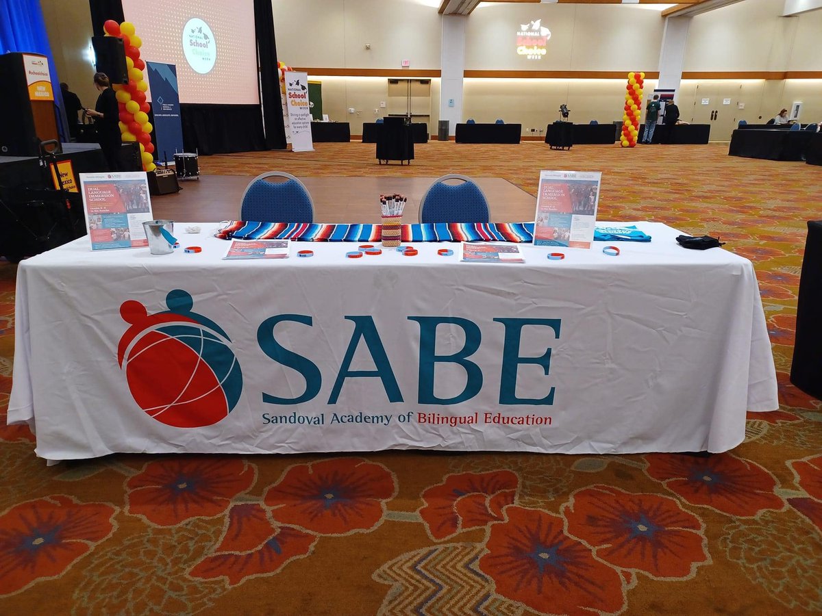SandovalAcademy's tweet photo. ¡Feria nacional de la semana de elección de escuela! Gusta y comparte! National School Choice Week Fair! 11-2 ABQ Convention Center. Please like and share!
#CharterIsChoice #SABErocks #DualLanguageRocks #NMCharterStrong #RioRanchoCharterSchool #escuelabilingue https://t.co/AK4hrSEtin
