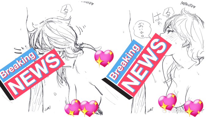 【R-18 NSFW】Makoto-chan Hard mode in her Dream(?) sketch❤️ Posted no masked version on Patreon. https://t.co/Cp0Wo0VxwD 