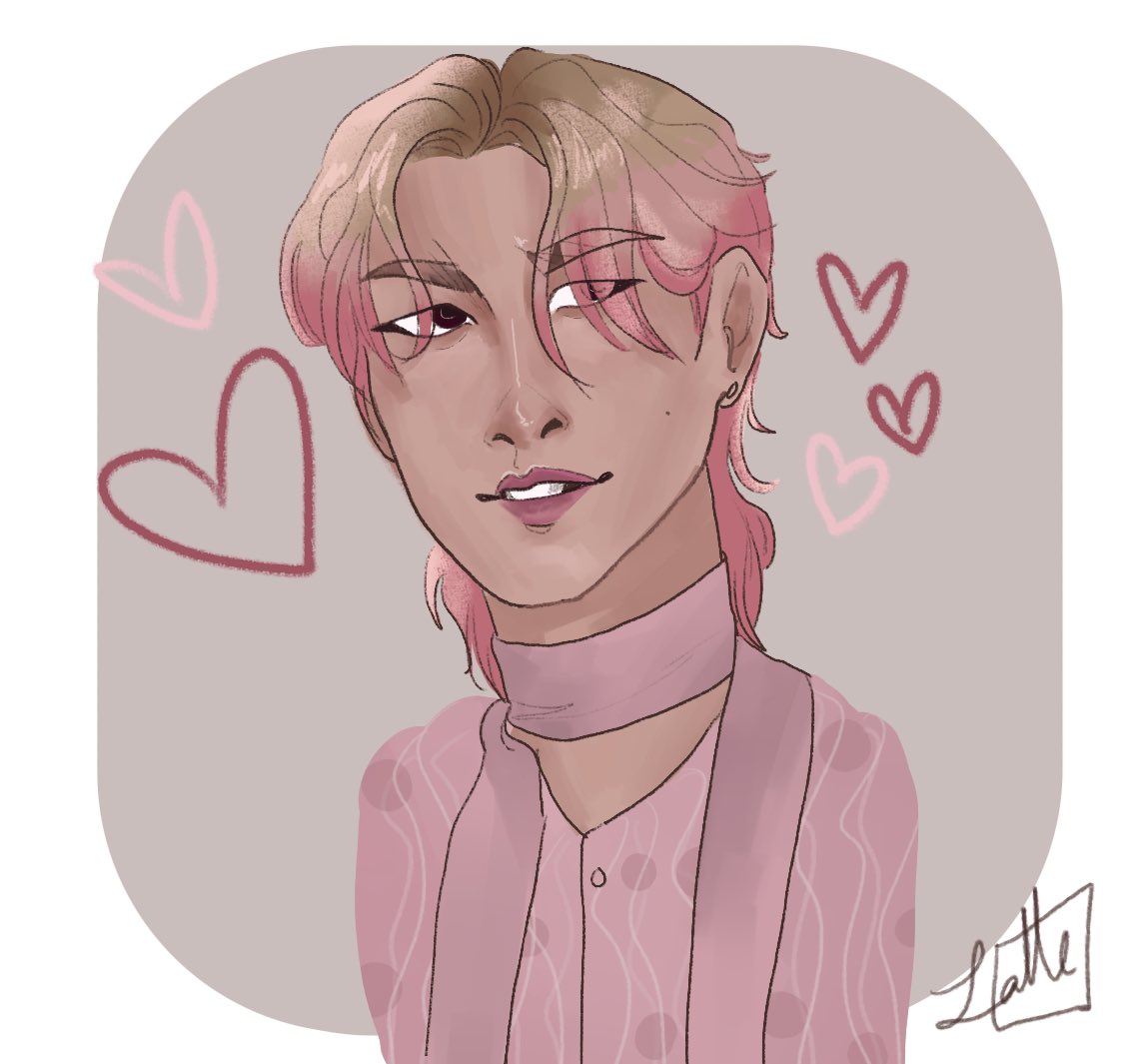 memoriesmze's tweet photo. When he is pink. #elastromin #elastfanart #ELAST #digitalart https://t.co/GHWCqn6u0r