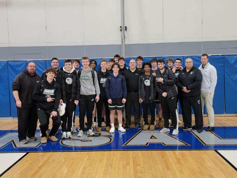 PHSRamsHoops's tweet photo. Great team picture after the Bensalem game last night 
Really proud how this team has played this season and appreciate them celebrating my 300th win
Can’t ask for a better group of young men to coach and to represent Pennridge HS and the community 
@PennridgeSports https://t.co/ICfjIaaZmB