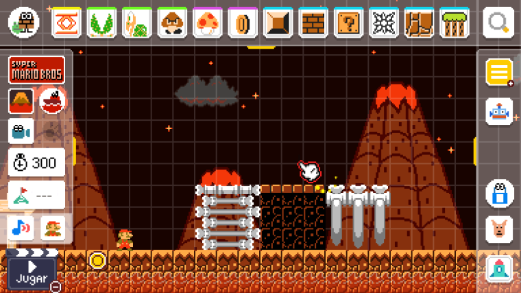 EngineKingdom's tweet photo. Buenas, acá les mostramos algunos avances sobre la nueva actualización, y es que los semisólidos de Volcán en SMB y SMB3, y de Montaña en SMB han sido rediseñados. Seguidnos para mas actualizaciones como estas. #SMMWE https://t.co/ud669qNIP1