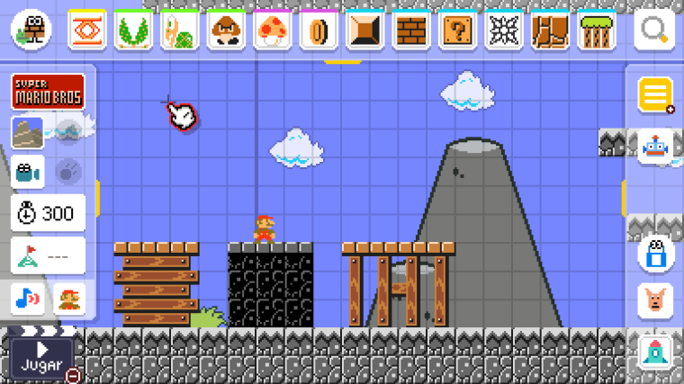 EngineKingdom's tweet photo. Buenas, acá les mostramos algunos avances sobre la nueva actualización, y es que los semisólidos de Volcán en SMB y SMB3, y de Montaña en SMB han sido rediseñados. Seguidnos para mas actualizaciones como estas. #SMMWE https://t.co/ud669qNIP1