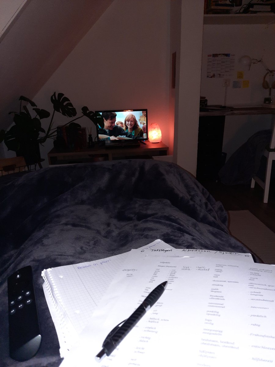 rewatching my policeman and doing my swedish homework on a saturday evening >>>>