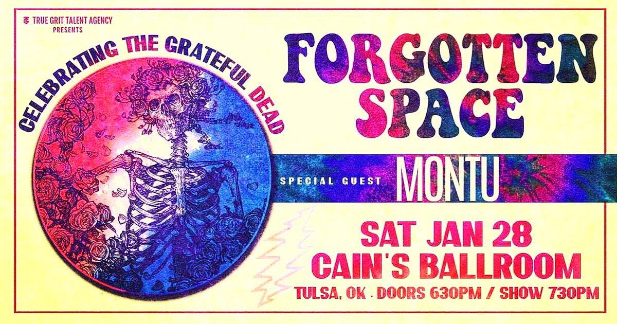 Come out and celebrate The Grateful Dead with @ForgottenSpace and special guest @MONTUmusic at the @CainsBallroom NEXT SATURDAY!! 🤘🏼💙🔥

🎟 linktr.ee/BastetPromotio… 🎟

#BastetPromotions #CainsBallroom #ForgottenSpace #MONTU #TheGratefulDead #GratefulDead #TrueGritTalent