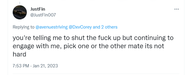 avenuestriving's tweet photo. bill nye the science guy once told u to shut the fuck up ur not 12 anymore. and u still continue although you're the 1 claiming u didnt want to be in an argument. are you fucking ok mentally? I wouldn't be taking the offense side if u and ur druggie mate didn't come along... https://t.co/9OC96dlCMx