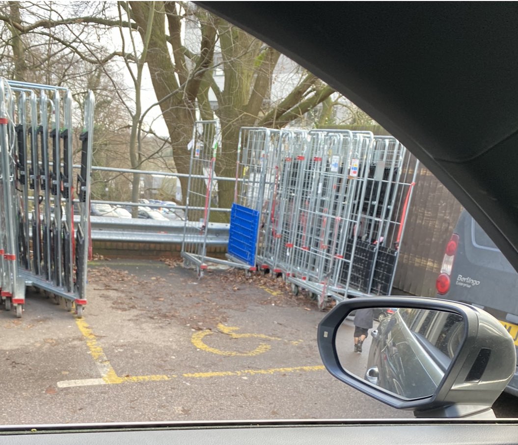 KPattenauthor's tweet photo. Really disappointed with Esso garage &amp; Tesco in Brentwood.  I couldn’t park in disabled bay due to it being used for storage.  Had to leave and not get my shopping. #esso #essocustomerservice #essofuel #essoforecourt #essocomplaints #tesco #disabled #bluebadge #disabledparking https://t.co/9A99IFyACY