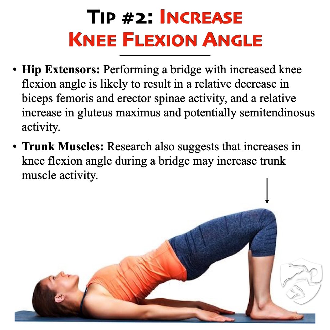 BrookbushInst's tweet photo. 🔴 Evidence-Based Cues for Optimizing the Glute Bridge

🧐 For complete review and bibliography check out the course: “Bridge and Progressions” - https://t.co/su8JOfmv71

#brookbushinstitute #glutebridge #bridgeexercise #gluteexercises #glutestrength #gluteworkout #glutes https://t.co/6OCnx5FvAT