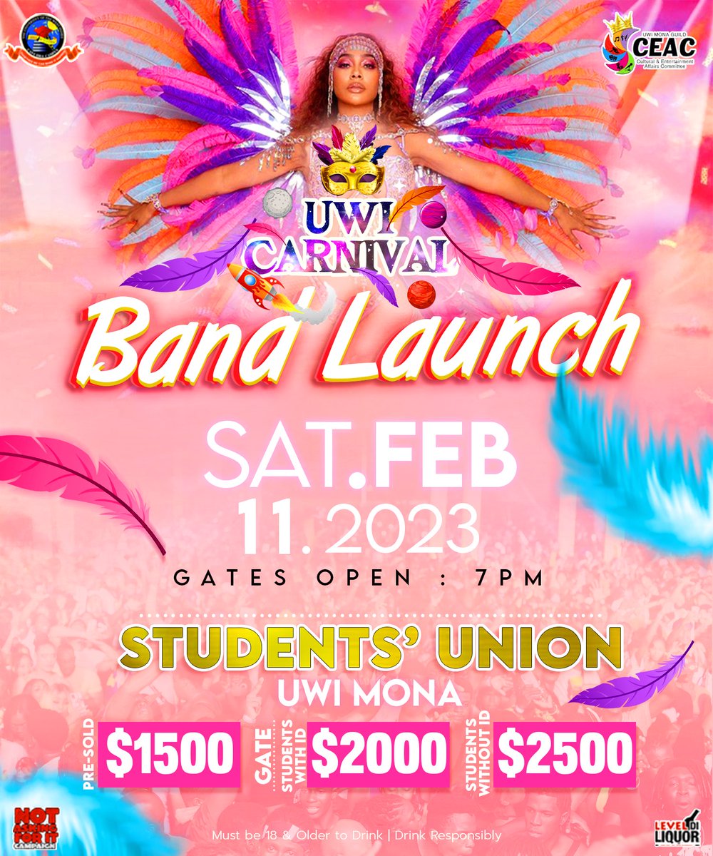 UWIMonaGuild's tweet image. Cause when ah fetein’ of course, I does do it like a boss! 😮‍💨

UWI CARNIVAL IS BACK LIKE IT NEVER LEFT! 

Let’s fete the right way 😎  

@uwimonaguild @uwicarnival @uwimonaguildceac

#UWICarnival2023 #TheEtherealExperience