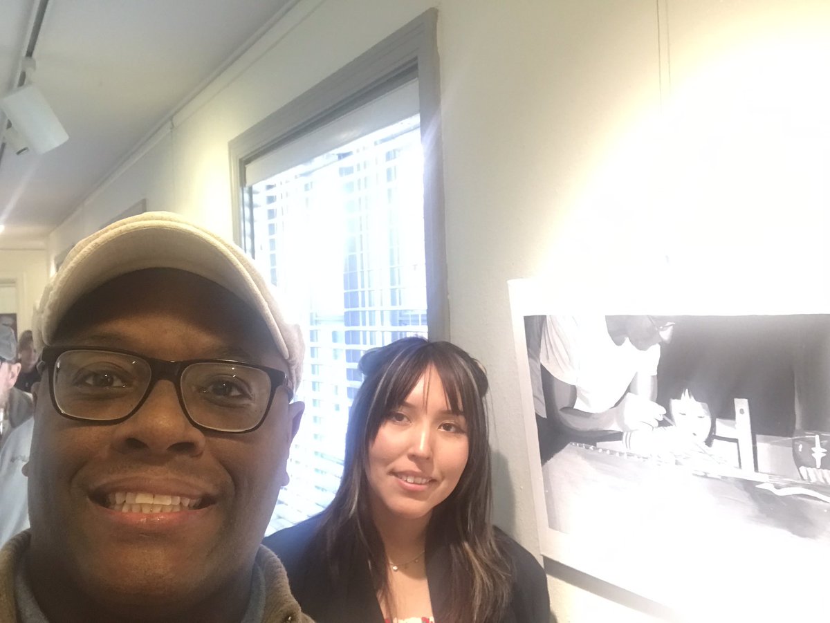 bryankilgore's tweet photo. Today @Shemer Art Center two of my amazing art students had their work on display. Thank you to all at Shemer Art Center for this wonderful opportunity!#lajoyahighschool #artwork #artteacher #artist #ArtistSpotlight #highschoolteacher https://t.co/QnxdrCQ5tj