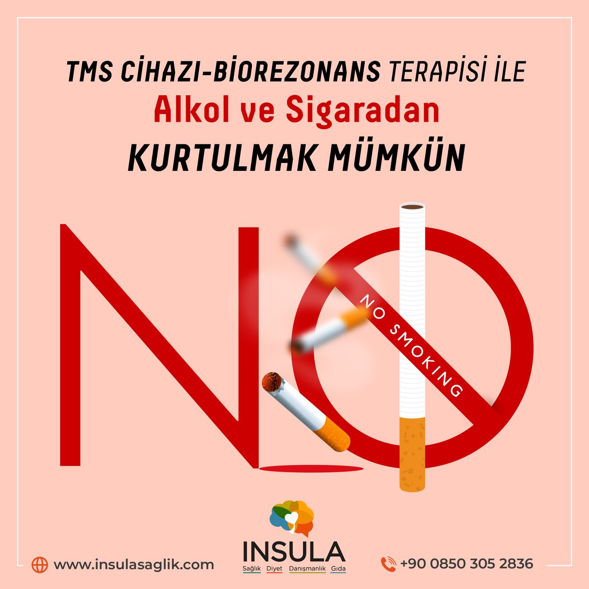 insulasaglik's tweet photo. TMS CİHAZI - BİOREZONANS Terapisi ile alkol ve sigaradan kurtulmak mümkün.
HEMEN RANDEVU AL!
0850 305 2836 - 0552 555 85 25 numaralı telefonumuzu arayabilir ve randevu alabilirsiniz.
İletişim ve Randevu 📍09:00 - 18:00
🏥 İnsula Sağlık Merkezi https://t.co/a0T9Qfcgm2