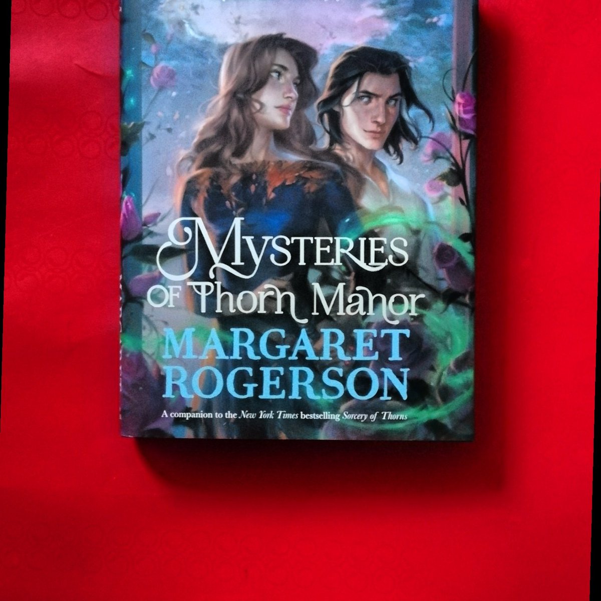 #mysteriesofthornmanor
Margaret Rogerson @simonkids_UK #yalit I ABSOLUTELY LOVED Sorcery of Thorns & can't wait to re-enter the world of Elizabeth, Nathaniel & Silas.Can they unravel the magical trap keeping them inside Thorn Manor in time for their Midwinter Ball?
