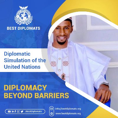 bingel_pullo's tweet photo. This is Idris Abdulazeez Mallum, a potential diplomat of Nigeria at Best Diplomats Thailand to be held in Bangkok from 28th April to 1st May, 2023. https://t.co/F74QQSQRGN